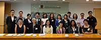 Representatives of the Committee of Gender Equity of Macau Universities meet with CUHK faculty members